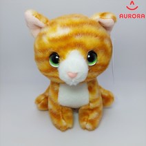 내손안에 쁘띠펫 오렌지 테비캣 인형 16cm 고양이 캣 동물 애착