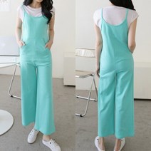 쉬즈미 / (OPS-616)캥거루 포켓 나시 점프슈트