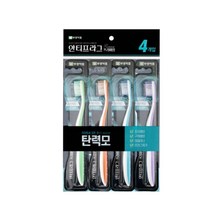 [부광약품] 안티프라그 프리미엄 탄력모 칫솔4입, 1개, 4개입