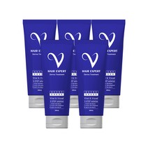 유한양행 브이헤어엑스퍼트 더마탈모완화 트리트먼트 200ml, 5개