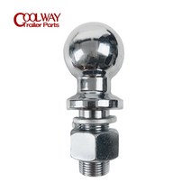 1-7/8 2 인치 50mm 트레일러 히치 견인 볼 M19 Shank Dia 용량 3500 파운드 연결 부품 RV 캠핑 캐러밴 액세, 01 1 7 8 Inch (M19), 01 1 7 8 Inch (M19)