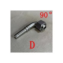 유압 피팅 메트릭 M10M42 스레드 콘 호스 엔드 오일 파이프 커넥터 홀드 튜브 고압, D bend_13MM to M26x1.5