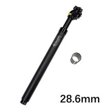 시트포스트 안장봉 UNO 시트 포스트 서스펜션 MTB 자전거 충격 흡수기 댐핑 초경량 마운틴 27.2mm 28.6 30 30.4 30.9 31.6 350MM 소프트 라이트10811, black 28.6mm