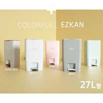 쓰레기통 집들이 센스 있는 선물 세트 10리터 20리터 30리터 쓰레기통 부모님 선물 인테리어 휴지통 강아지 배변패드 배변봉투, 본체27L(그레이)+리필봉투5롤