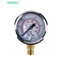 진공게이지 압력게이지 진공계 MPA, 0-10MPA 스테인레스 스틸 쉘, 1개