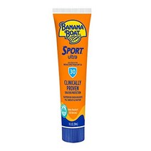 선크림 바나나 보트 스포츠 울트라 리프 프렌들리 광범위한 스펙트럼 선스크린 로션 SPF 30 3온스 2개입(1팩), 1 온스