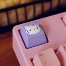 해외 키티 핑크 레드 그린 키캡 예쁜 키캡 키보드꾸미기-12176, 옵션04