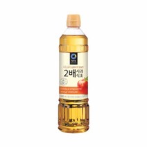상세설명참조 청정원 2배사과식초 500ml, 단품, 단품