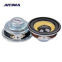 진공관스피커 aiyima 2pc 미니 오디오 휴대용 스피커 52mm 4 8 ohm 5w 방수 glassfiber 전체 범위 블루투스 스피커 diy 홈 사운드 시어터, 8옴 스피커