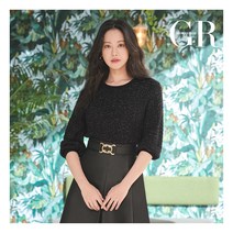 [조르쥬 레쉬] GR 로맨틱 트위드 니트 블라우스 3종