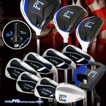 남자 여자 남성용 여성용 연습용 명품 고급 골프 연습장 초급 중급 골프채 7번 아이언 퍼터 드라이버 풀 세트, 남성용 그라파이트