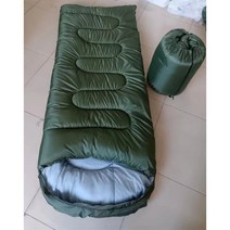 캠핑 가을 침낭 이불 방풍 망토 텐트 접이식 방수 동계, 아미그린