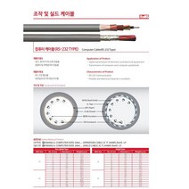 광일전선 24AWG 3C 실드선 케이블 1M~