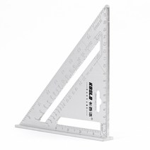 삼각자 목공자 목공 직각자 각도자 목공용 알루미늄 각도기 각도 측정, 1