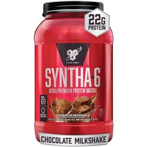 비에스엔 신타-6 프로틴 파우더 드링크 믹스 단백질 보충제, 초콜릿 밀크셰이크(Chocolate Milkshake), 1.32kg (2.91lb)