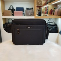 마리끌레르 marie claire 가벼운 남성 원단 짚라인 크로스백 EN901449BK (NC엑스코)