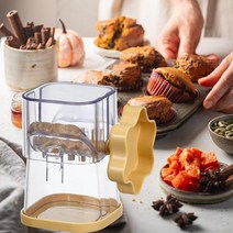 싱크대음식물분쇄기 음식물건조기 다기능 수동 건조 과일 다지기 식품 분쇄 조미료 및 향신료 분쇄기, [03] YELLOW