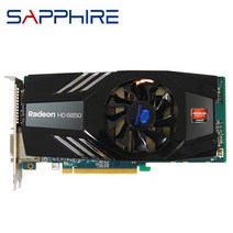 가성비 SAPPHIRE HD6850 1GB 비디오 카드 GPU AMD Original Radeon HD 6850 GDDR5 그래픽 카드 PC 컴퓨터 게임 맵 HDMI PCI-E