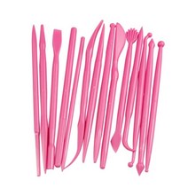 14pcs 클레이도구 세트 점토 폴리머클레이 지점토, 로즈레드CM003171