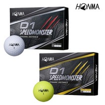 혼마 D1 SPEEDMONSTER 골프공 3피스 12알, 0001 화이트