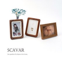 스카바르 포토테이블 엔틱 원목 빈티지 나무 탁상 프레임 사진액자틀 4x6 5x7 6x8, 03_그리지오 프레임, 6x8인치(15x20cm)
