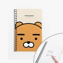 카카오프렌즈 페이스 좌철 미니수첩, 라이언