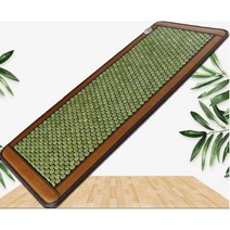 마사지샵 옥장판 얼굴구멍 전기 찜질 게르마늄 옥매트, 골드 옥 육각형 70x190cm (호흡구멍)