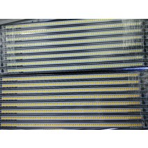 온장 쇼케이스 온장고 10 개/몫 220vac 2835SMD 30/40/50CM 7w 따뜻한 차가운 흰색 밝은 LED 바 빛 쇼케이, 02 웜 화이트_03 50cm