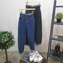 상상그이상 [기모버전추가!!] [인기아이템] 투버튼 올밴드 기모 청바지 기모배기청바지 트렌디한캐쥬얼팬츠