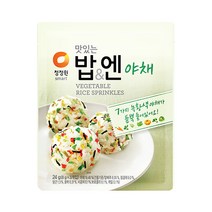 청정원 맛있는밥&엔 야채, 24g, 5개