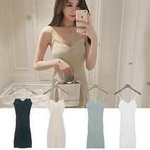 골지 민소매 끈원피스 SD-5758-