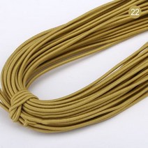 Meetee 45meters 2mm 라운드 탄성 로프 두꺼운 고무 밴드 DIY 만들기 야외 프로젝트 텐트 카약 보트 봉제 의류 액세서리, 22