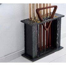 당구대 홀더 보관함 큐대 당구용품 선반 거치대 캐비닛 스탠드 포켓볼 꽂이 큐홀더, 스퀘어8구멍