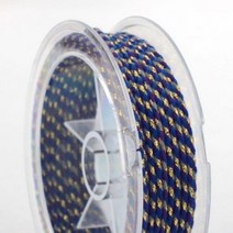 금사 은사 마크라메 실 재료 부자재 수제 다색 코튼 로프 금실 3 색 실 DIY 꼰 팔찌 짠 2mm, 13