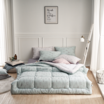 사계절 먼지안나는 꽃무늬 누비이불 손님용 솜요 가볍고 따뜻한 손님 침구세트 홈쇼핑