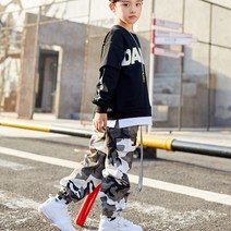치치차차 아동 댄스복 방송댄스복 - 남자힙합상하세트