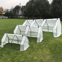 발코니 터널형 다육식물 화단 브라켓 커버 장마 추위, 120x61x49cm(투명레인커버+랙