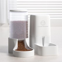 POP SONIC 반려묘 자동급식기+물공급기 7.6L 대용량, 흰색