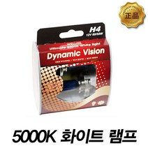 웰라이트 전조등 할로겐 램프 5000K 화이트 다이나믹비젼, 1개, H11
