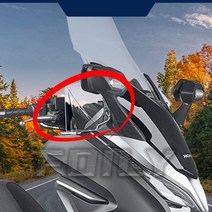 오더봇 혼다 포르자 300 FORZA 350 너클 가드 윈드 스크린 바람 막이, 클리어