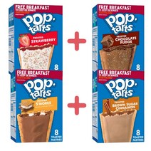 [1+1] 팝 타르트 8개입 4종 스모어 딸기 시나몬 초콜릿 퍼지, 스모어 1+1