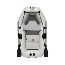 단일 1.75m PVC 낚시 보트 풍선 수상 스포츠 조정 카약 카누 뗏목 딩기 호버크라프트 에어 플로어, [01] Gray