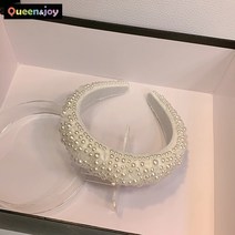 퀸앤조이 볼드한 진주가득 바로크 헤어밴드***판매자 퀸앤조이***