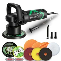 950W 125mm 듀얼액션 광택기 전동 자동차 15mm 3m 코드 길이 홈 왁스 버프, CHINA, Update Pad Kit, UK