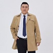 빅사이즈 남성 트렌치코트 l 9xl 대형 의류 지방 여름 비즈니스 롱 재킷 캐주얼 겉옷 남자 외투 특대 바바리 코트