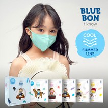 블루본 썸머라인 아이노우 소형 2D새부리형 컬러마스크 50매, 50개입, 1개, 핑크