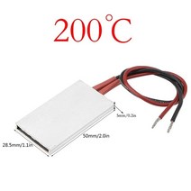 산업용히터 공업용히터12V/24V/110V/220V 일정한 온도 PTC 세라믹 가열 플레이트 공기 전기 히터 50*28.5, 03 12V  200degree