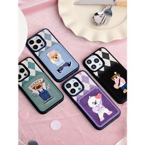 디자인스킨 [디자인스킨]갤럭시 코듀로이 자수 카드 포켓 파티 케이스, 선택완료, 그린-비코/노트20울트라