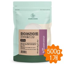 프락토올리고당 분말 가루 프리바이오틱스 유산균 치커리 추출물 대용량 유산균먹이 네델란드산 500g, 1개