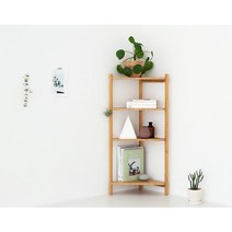 나무 코너선반 피엘킹에 원목화분 벽장식장 ㄱ자 물리그 이케아 다이소